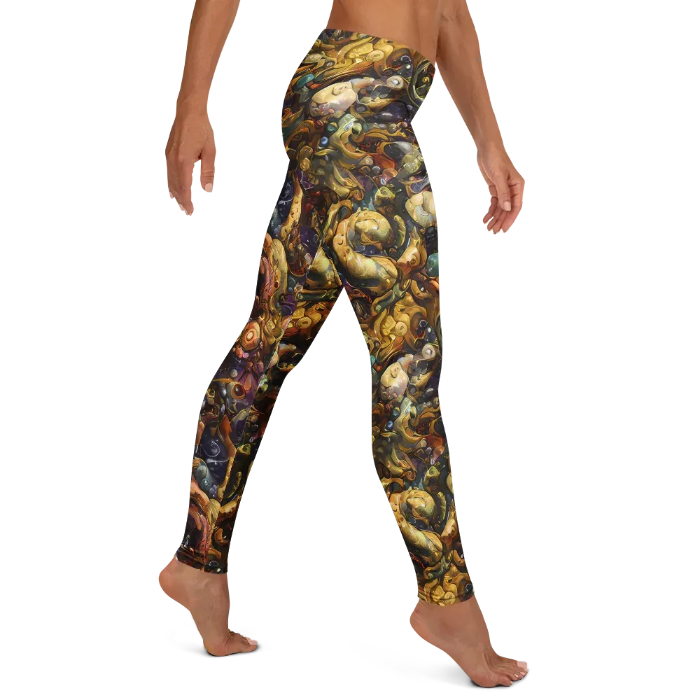 Baroque Current on Leggings — Right