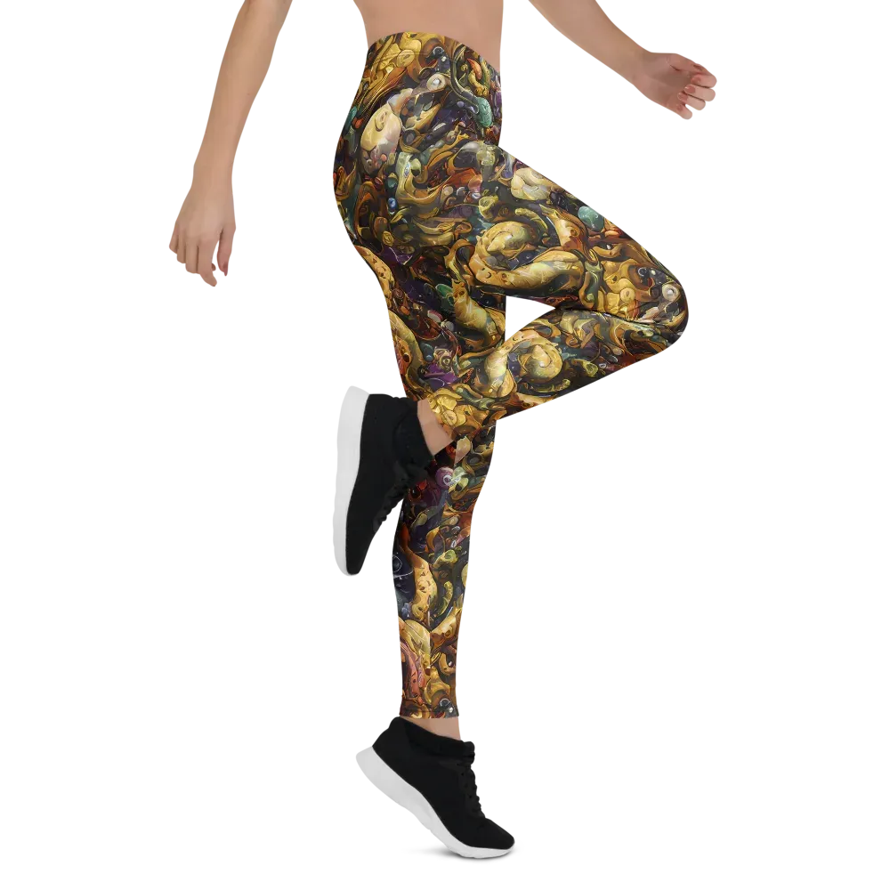 Baroque Current on Leggings — Right