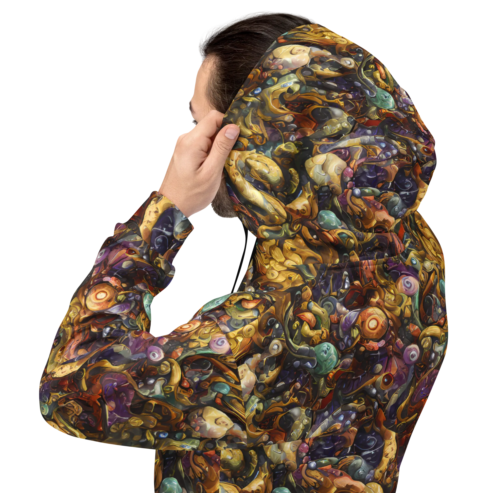 Baroque Current on Hoodie — Back