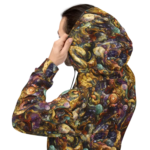 Baroque Current on a Hoodie