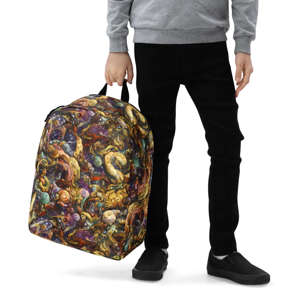 Baroque Current on Minimalist Backpack — Zoomed-in