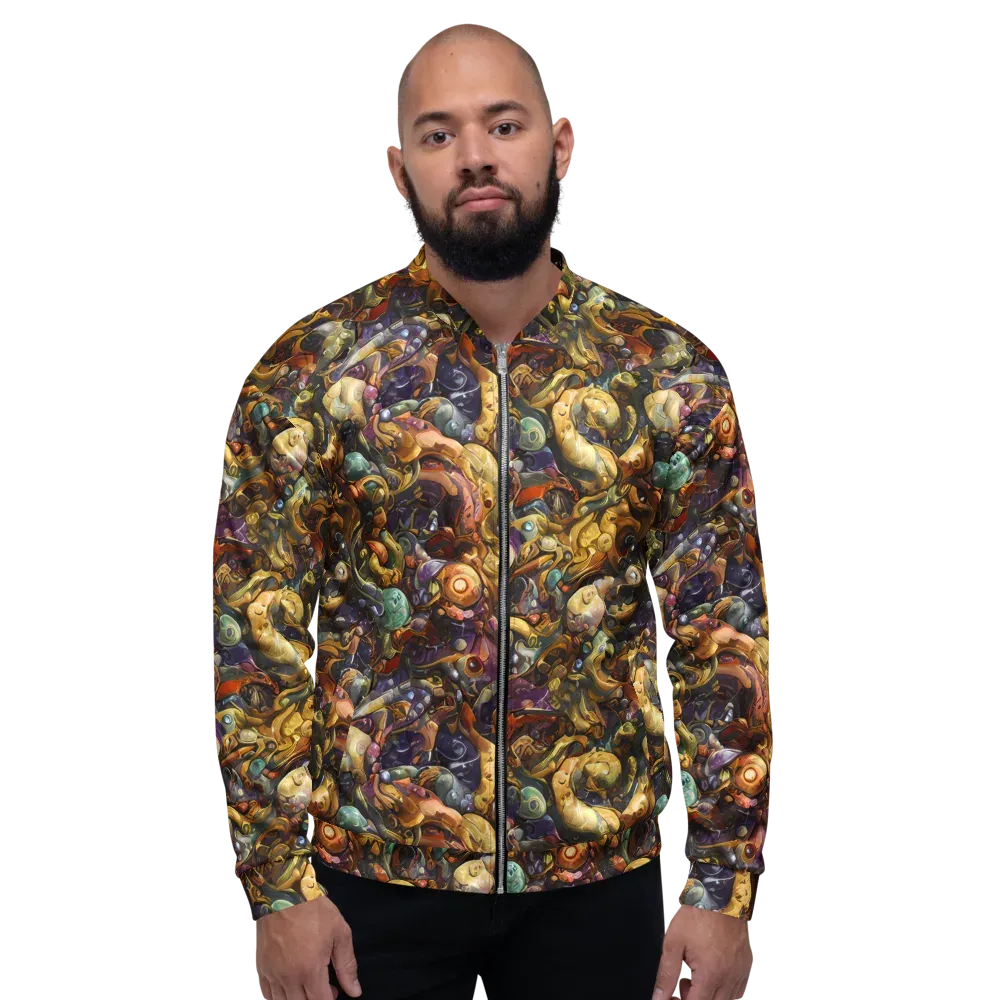 Baroque Current on Bomber Jacket — Front