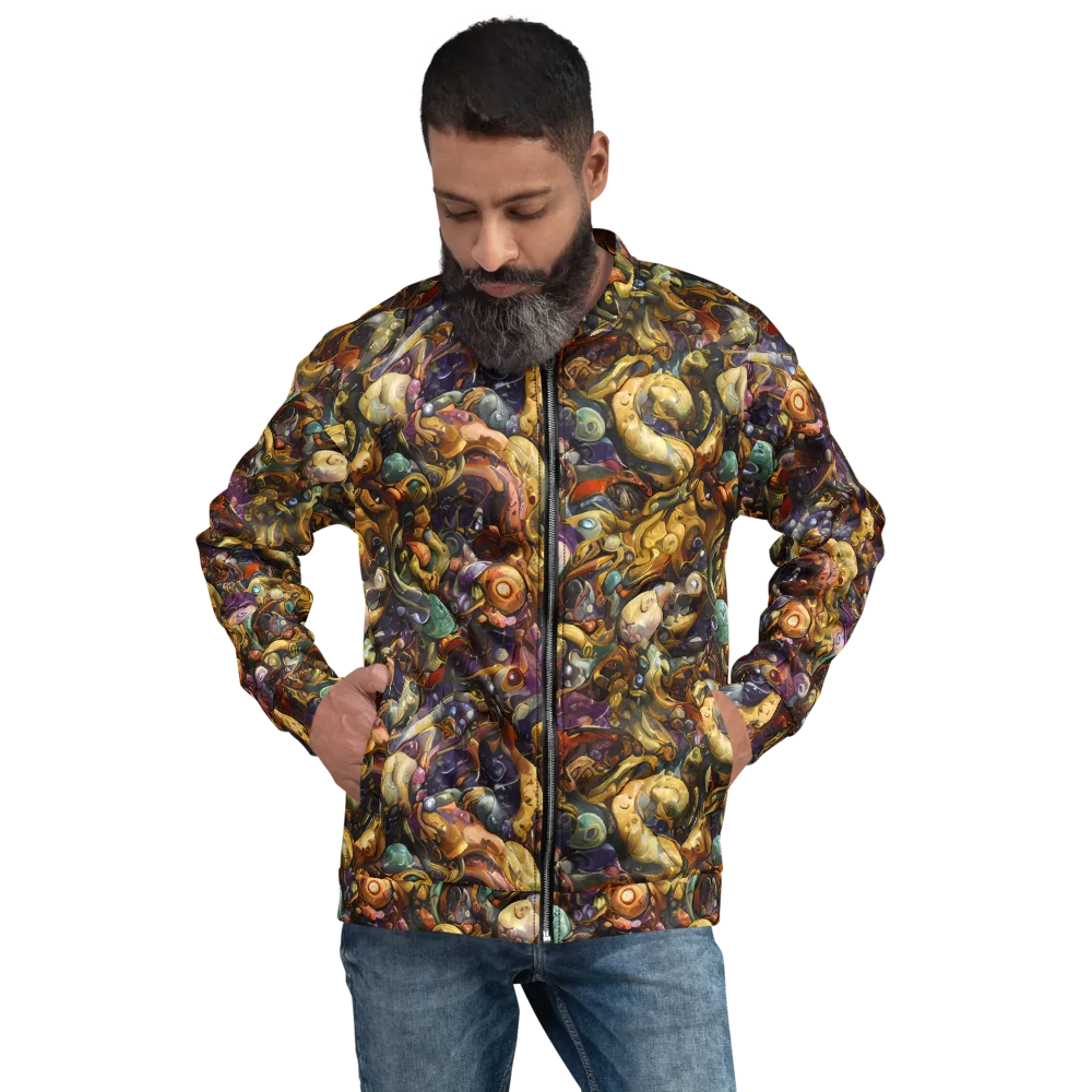 Baroque Current on Bomber Jacket — Front