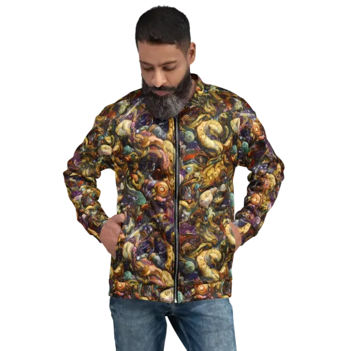 Baroque Current on a Bomber Jacket