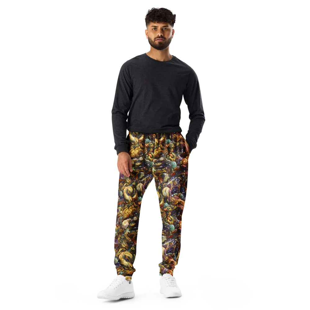 Baroque Current on Men's Joggers — Front