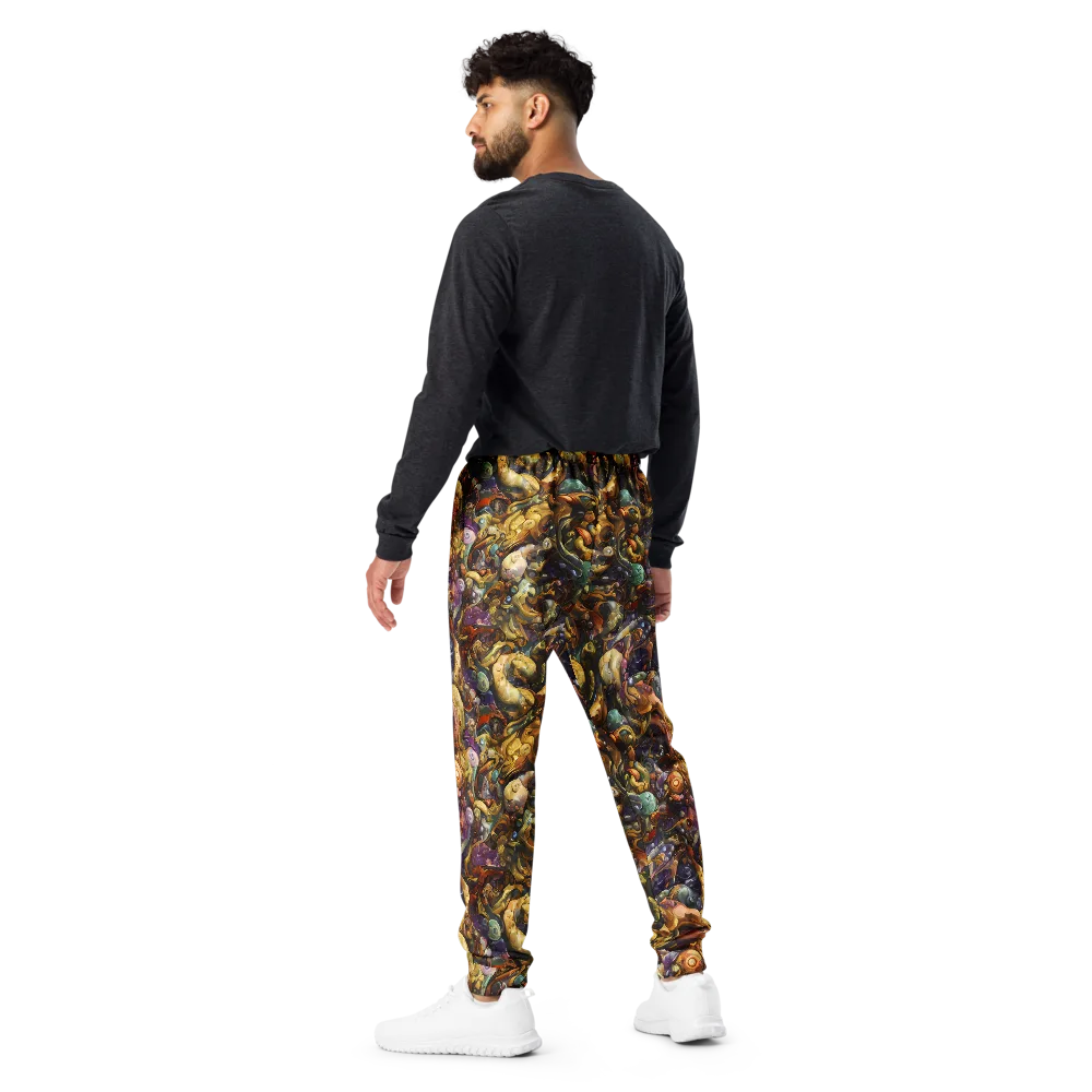 Baroque Current on Men's Joggers — Back