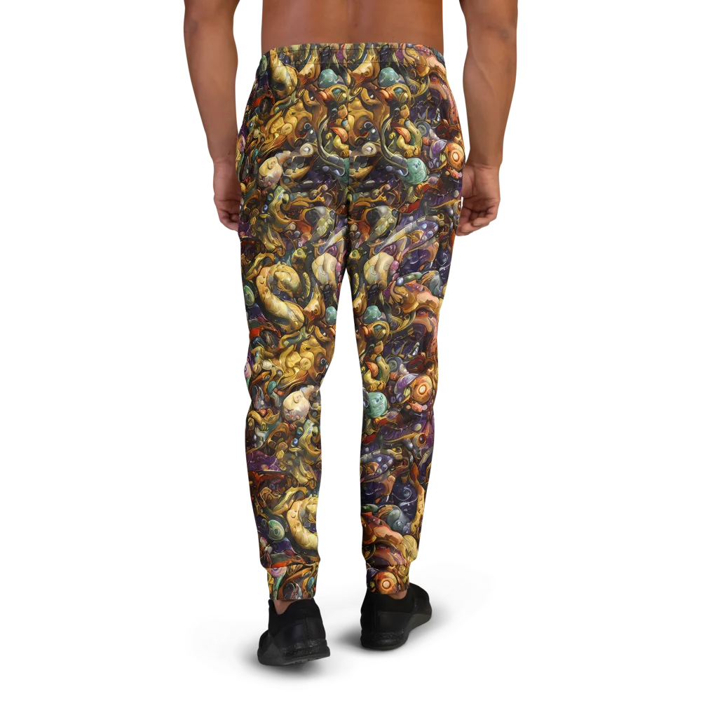 Baroque Current on Men's Joggers — Back