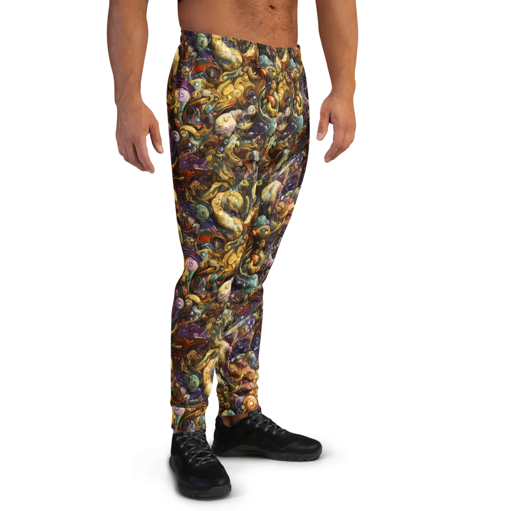 Baroque Current on Men's Joggers — Right