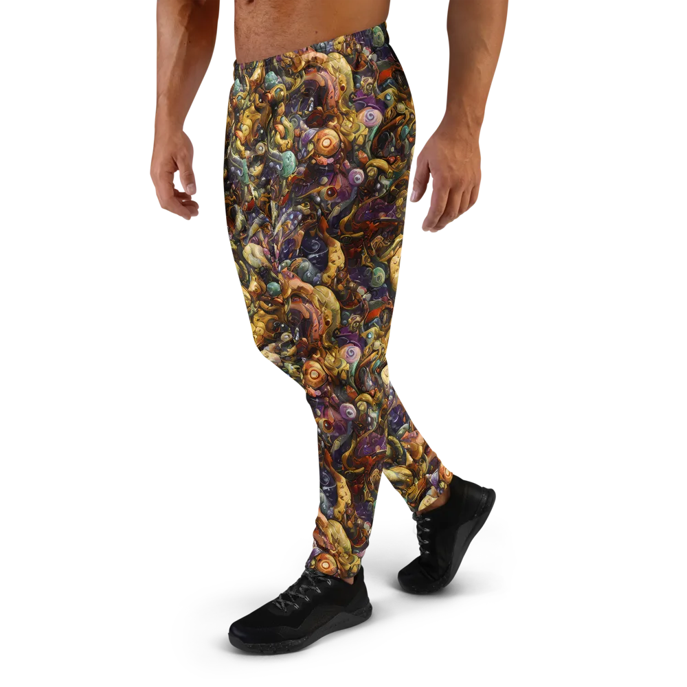 Baroque Current on Men's Joggers — Left