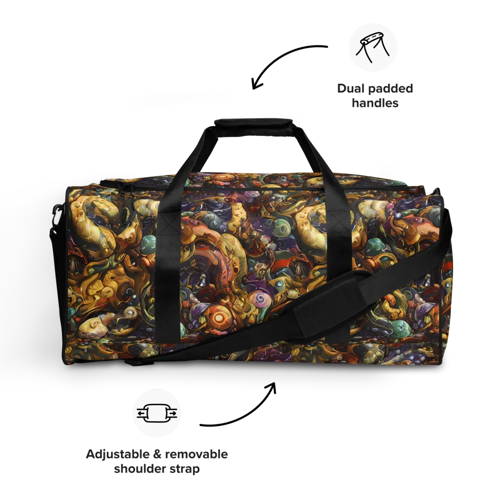 Baroque Current on Duffle Bag — Front