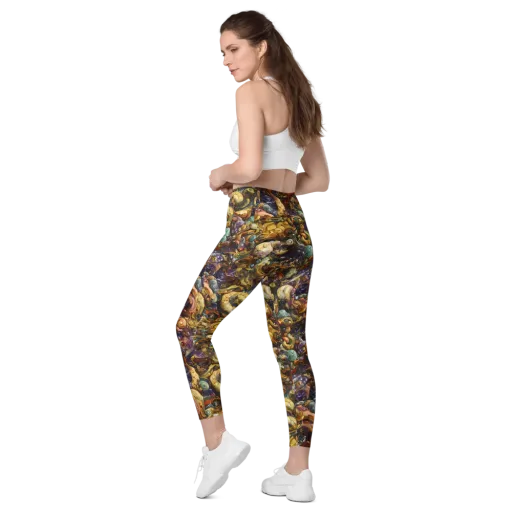 Baroque Current on a Leggings with Pockets