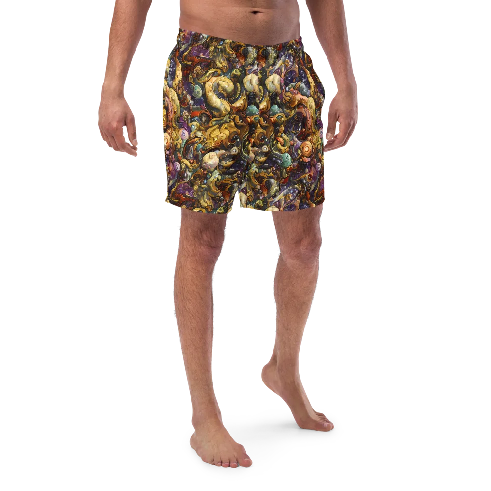 Baroque Current on Swim Trunks — Front