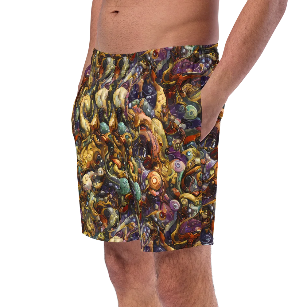 Baroque Current on Swim Trunks — Left Front