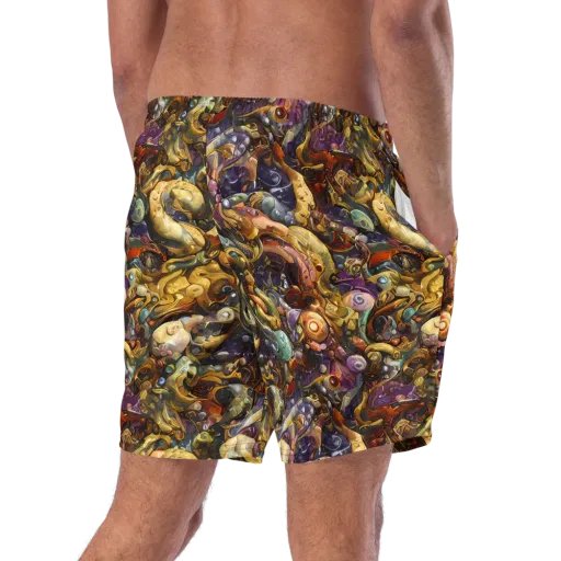 Baroque Current on a Swim Trunks