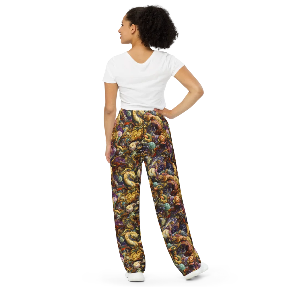 Baroque Current on Wide-Leg Pants — Back