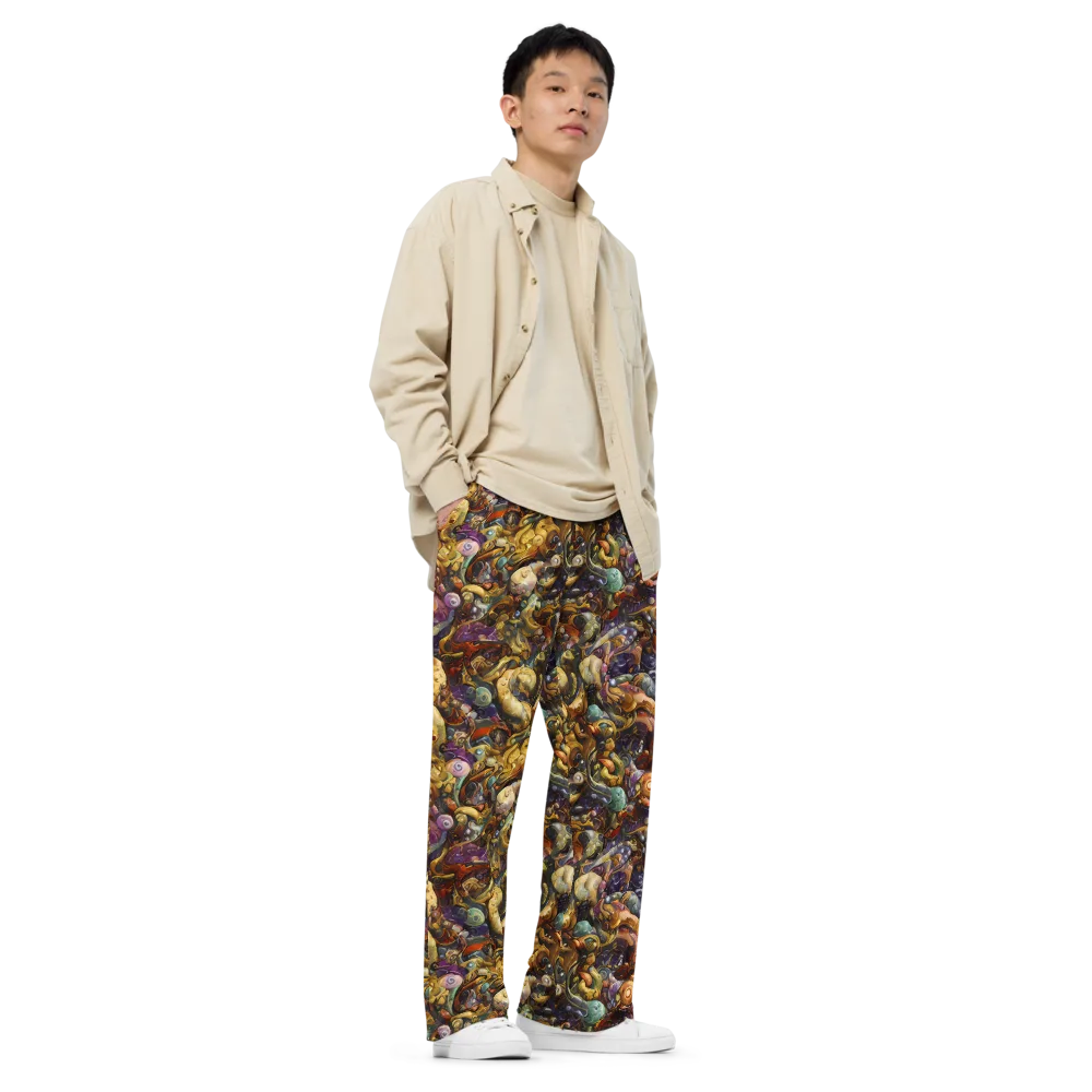 Baroque Current on Wide-Leg Pants — Right Front