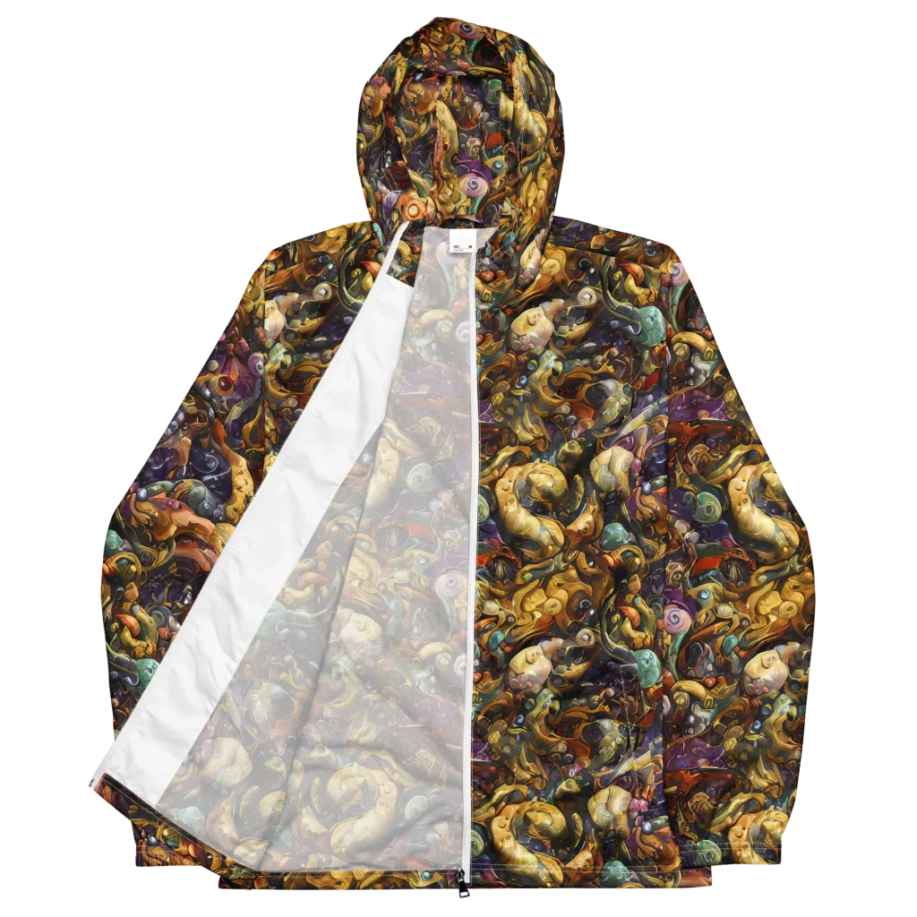 Baroque Current on Men's Windbreaker — Front