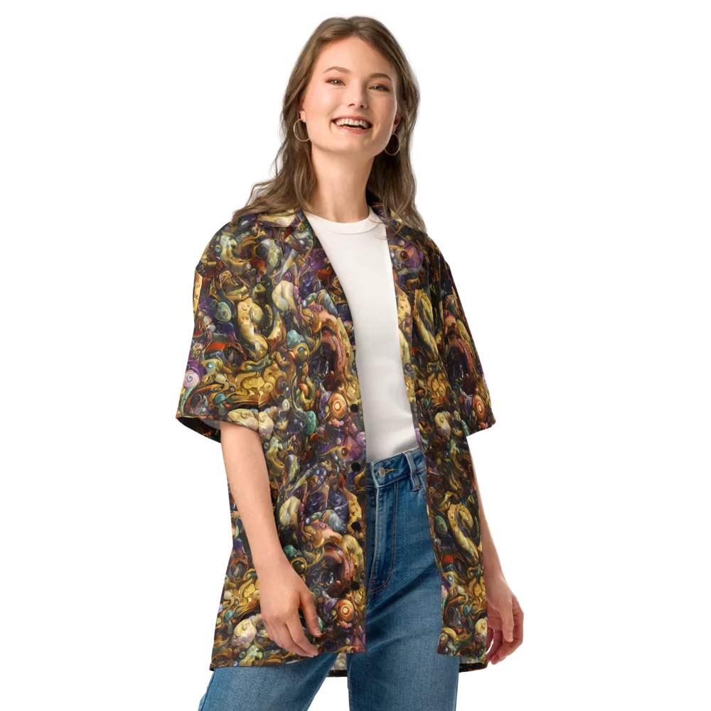 Baroque Current on Button Shirt — Front