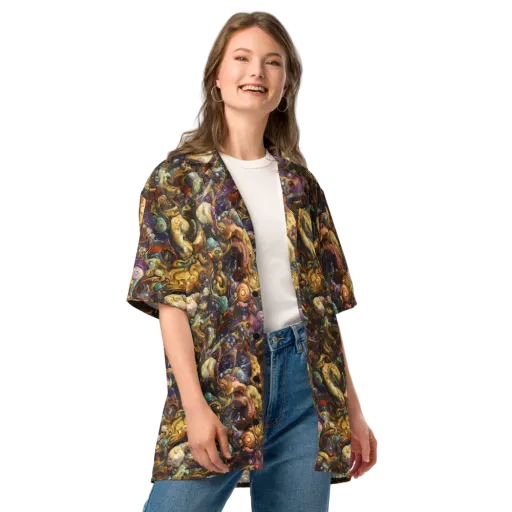 Baroque Current on a Button Shirt