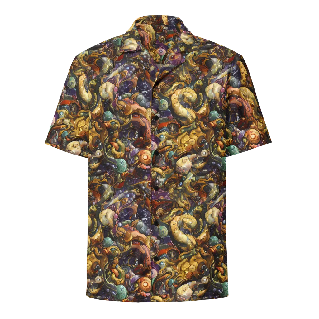 Baroque Current on Button Shirt — Front