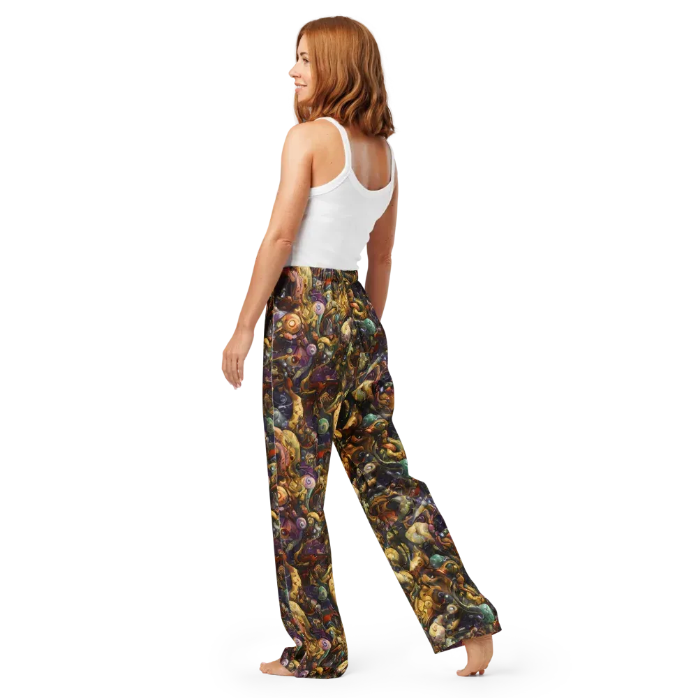 Baroque Current on Women's Pajama Pants — Back