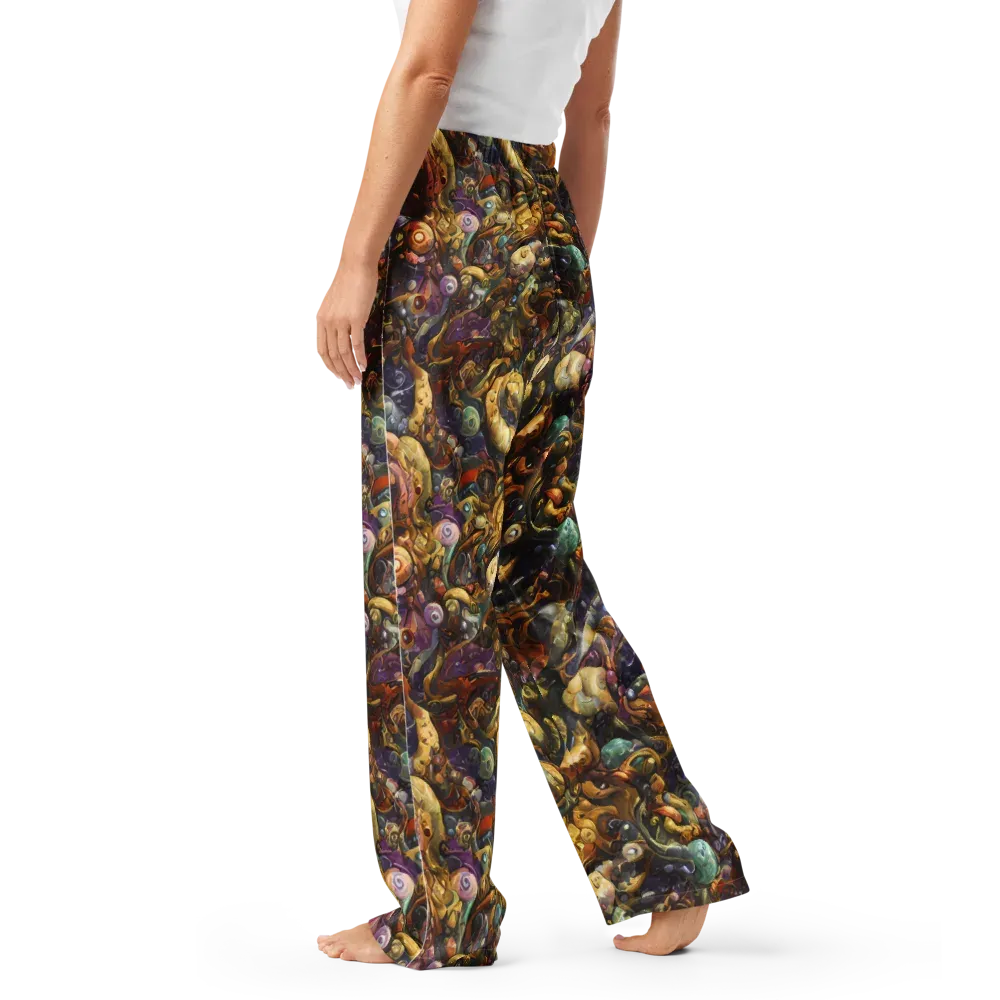Baroque Current on Women's Pajama Pants — Left