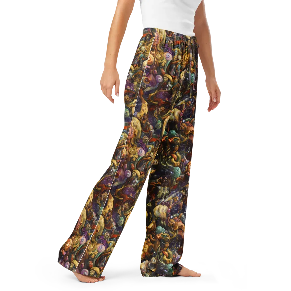 Baroque Current on Women's Pajama Pants — Right Front
