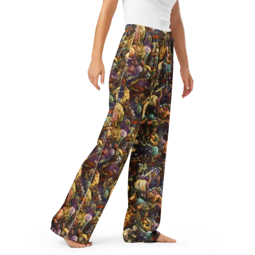 Baroque Current on a Women's Pajama Pants