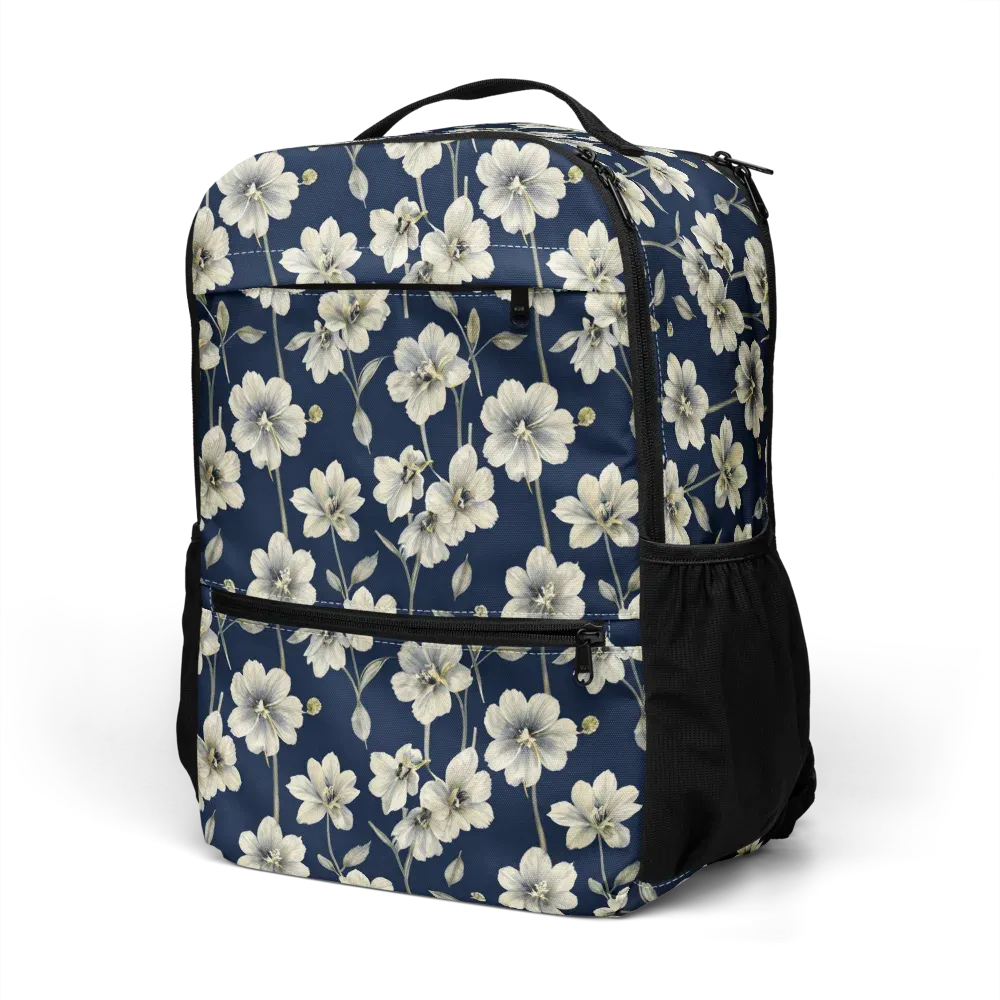 Ivory Nocturne on Utility Backpack — Left Front