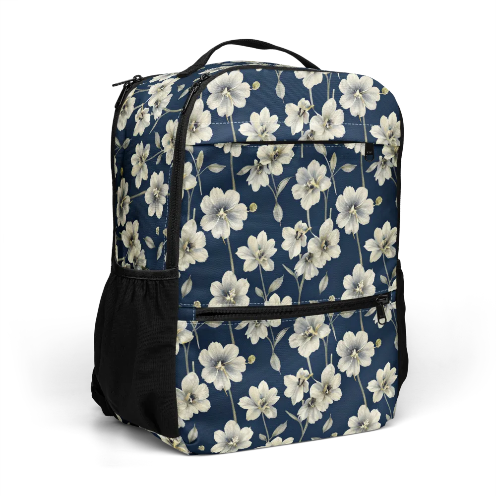 Ivory Nocturne on Utility Backpack — Right Front