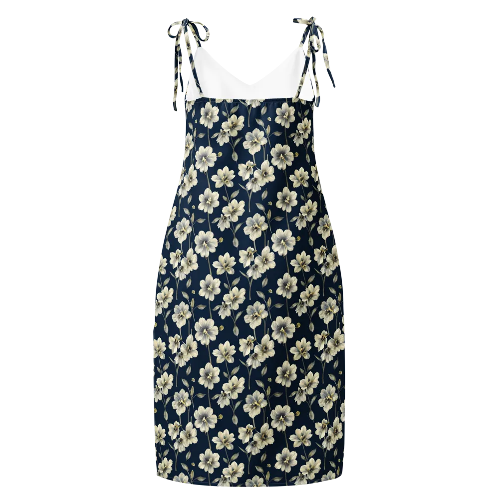 Ivory Nocturne on Slip Dress — Back