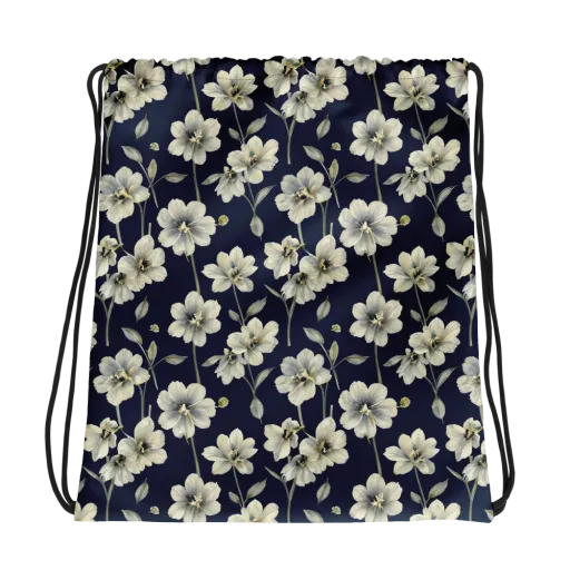 Ivory Nocturne on a Drawstring Bag