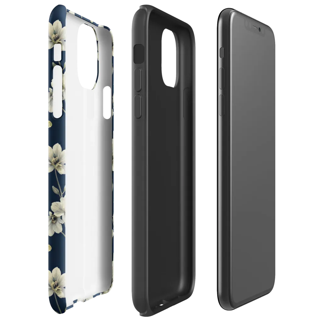 Ivory Nocturne on Tough Case for iPhone® — Right