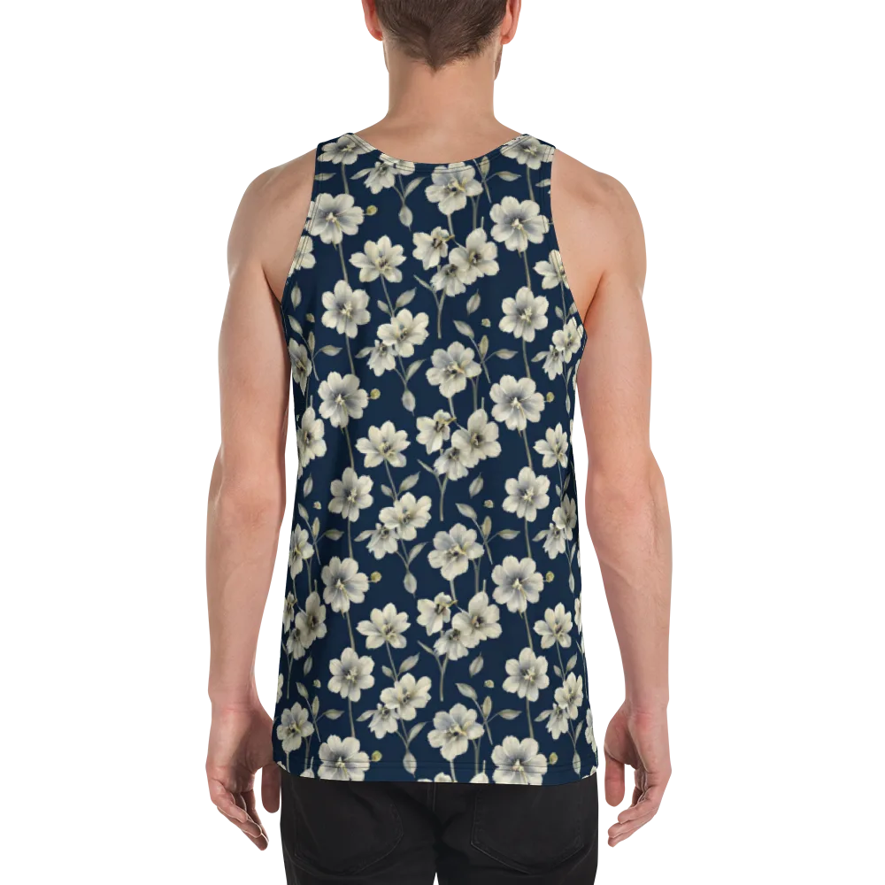 Ivory Nocturne on Men's Tank Top — Back