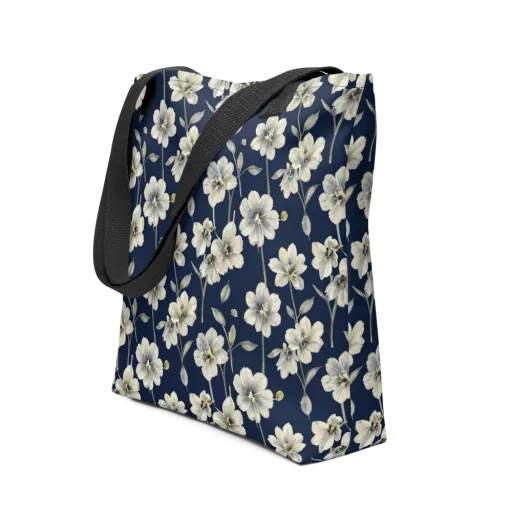 Ivory Nocturne on a Tote Bag