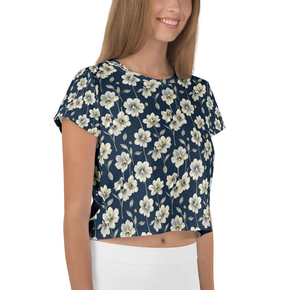Ivory Nocturne on Crop Tee — Right