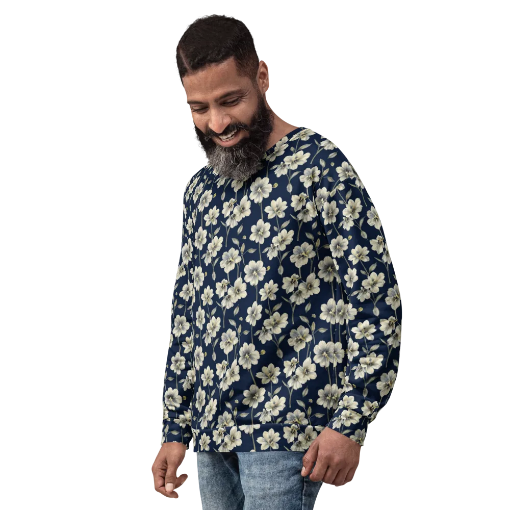 Ivory Nocturne on Sweatshirt — Left Front