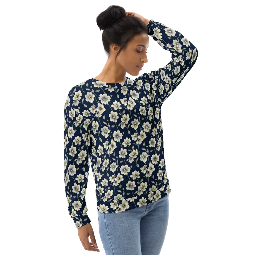 Ivory Nocturne on Sweatshirt — Right Front