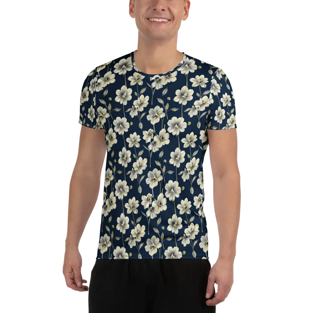 Ivory Nocturne on Men's Athletic T-Shirt — Front