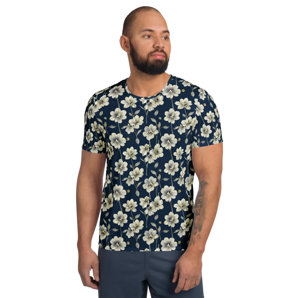Ivory Nocturne on Men's Athletic T-Shirt — Front