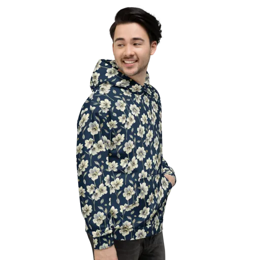 Ivory Nocturne on a Hoodie