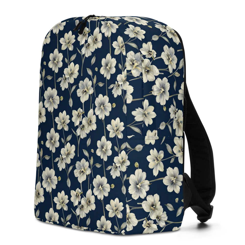 Ivory Nocturne on Minimalist Backpack — Left