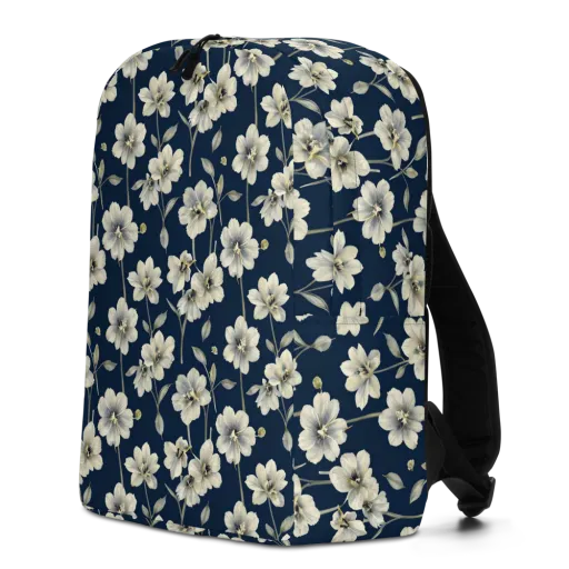 Ivory Nocturne on a Minimalist Backpack