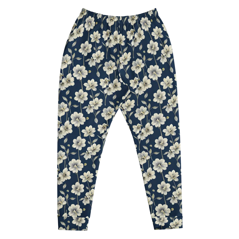 Ivory Nocturne on Men's Joggers — Front
