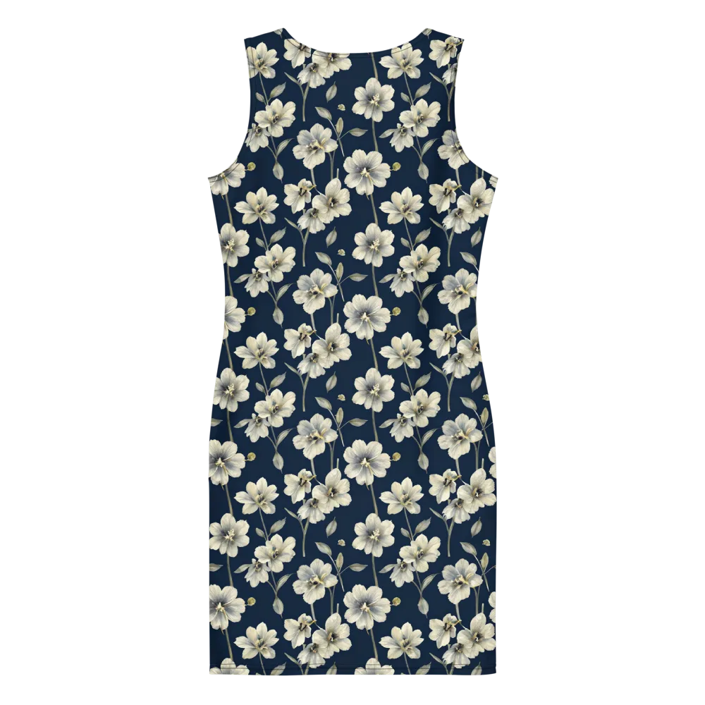 Ivory Nocturne on Bodycon Dress — Back