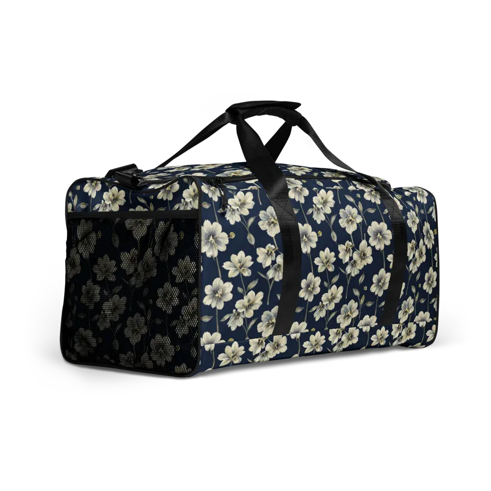 Ivory Nocturne on Duffle Bag — Right Front