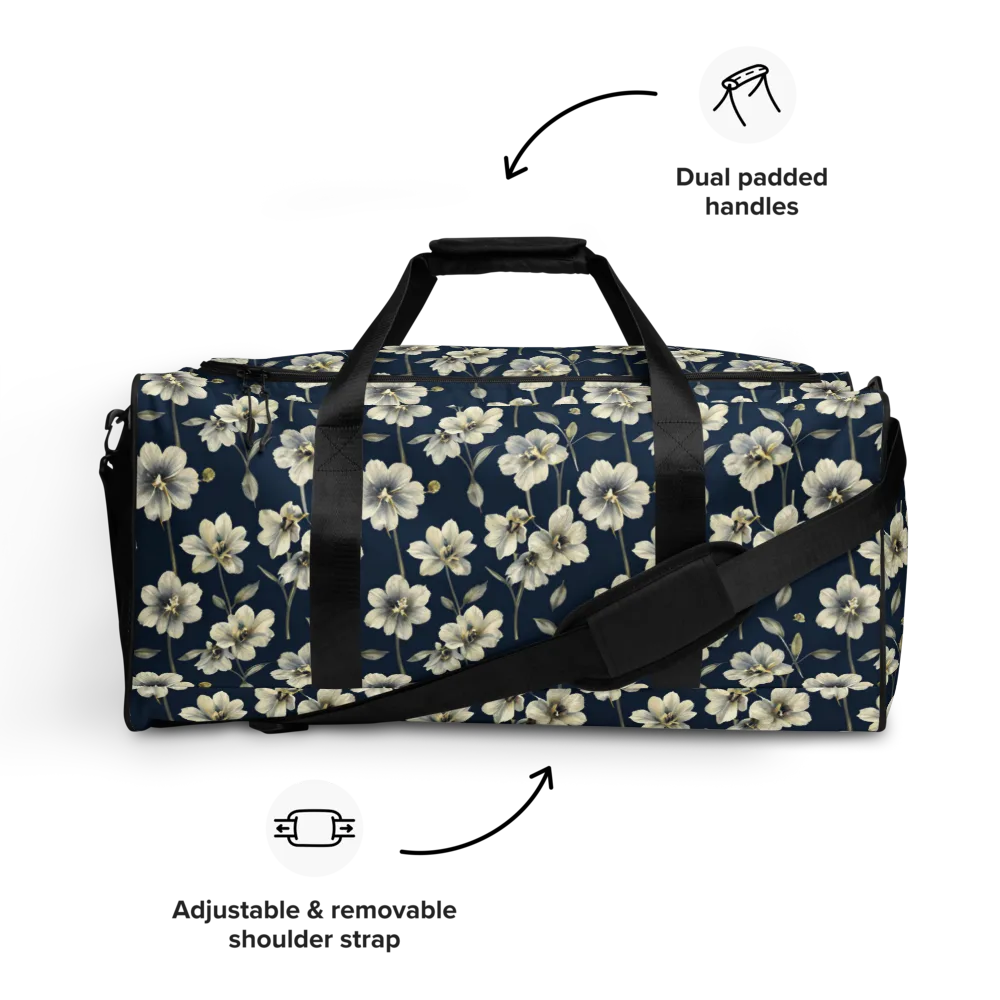 Ivory Nocturne on Duffle Bag — Front