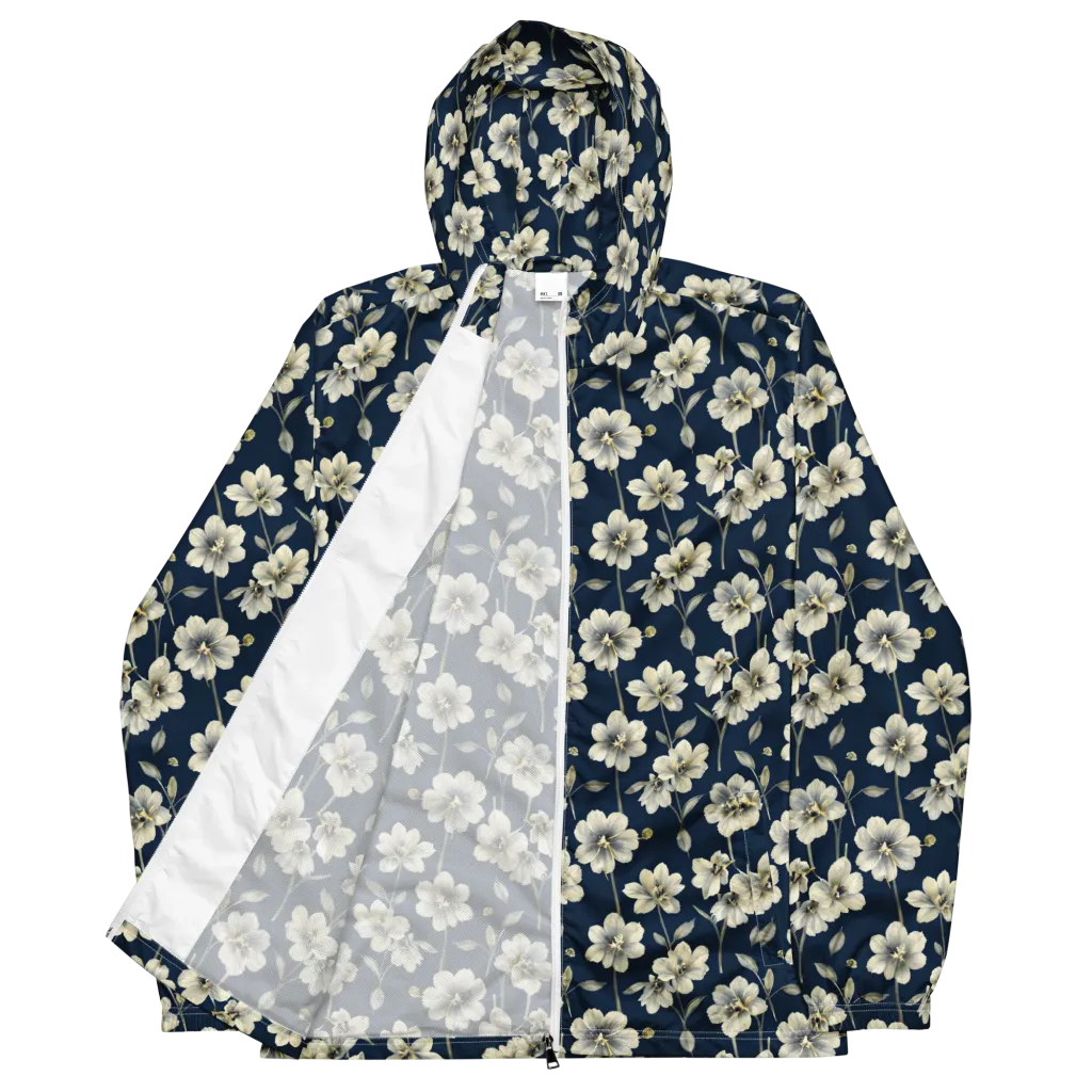Ivory Nocturne on Men's Windbreaker — Front