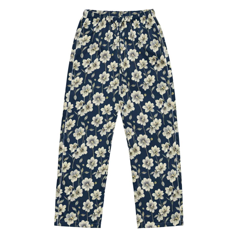 Ivory Nocturne on Women's Pajama Pants — Front