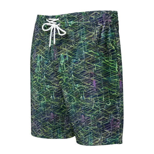 Abyssal Lines on a Men's Board Shorts